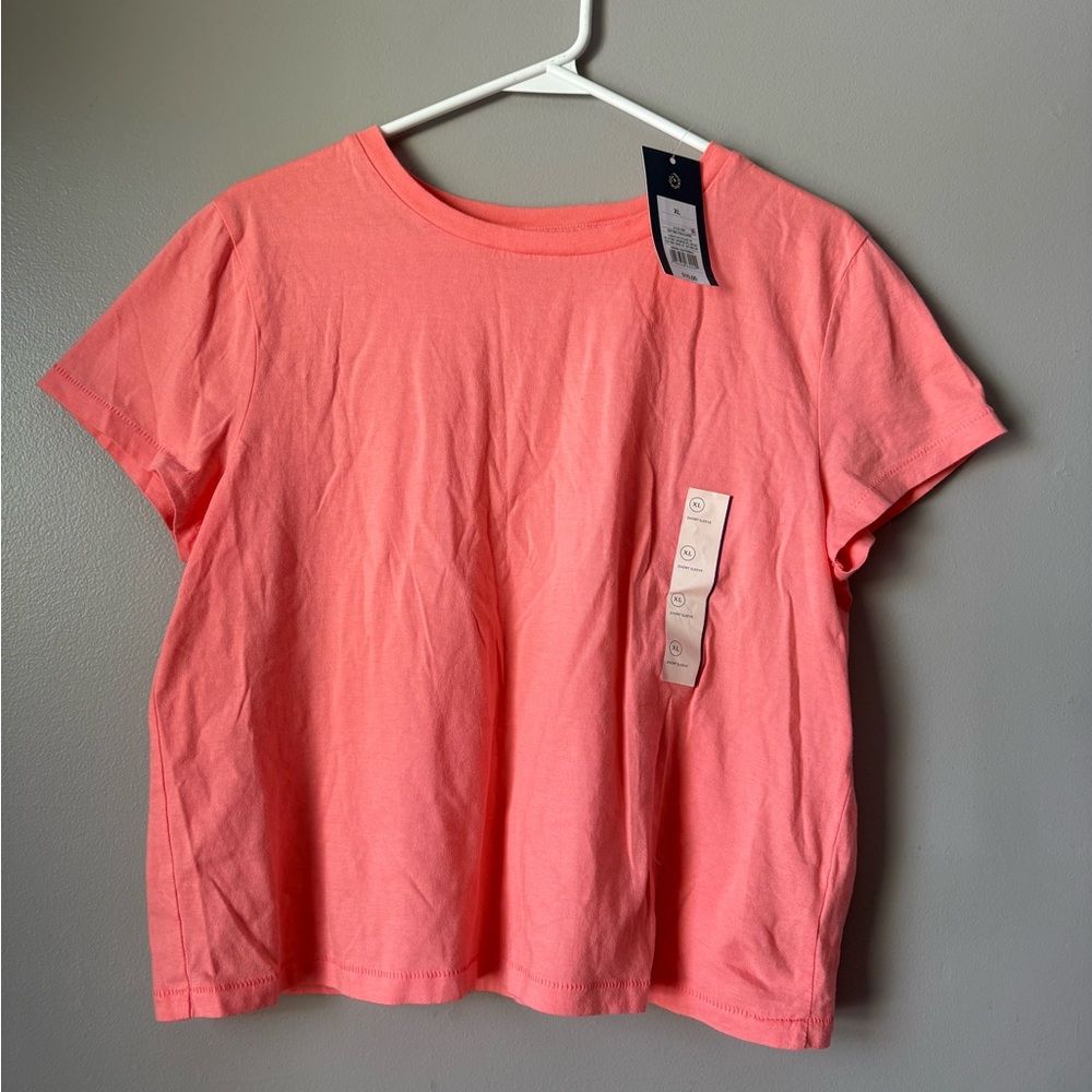 NWT Coral Crop Top